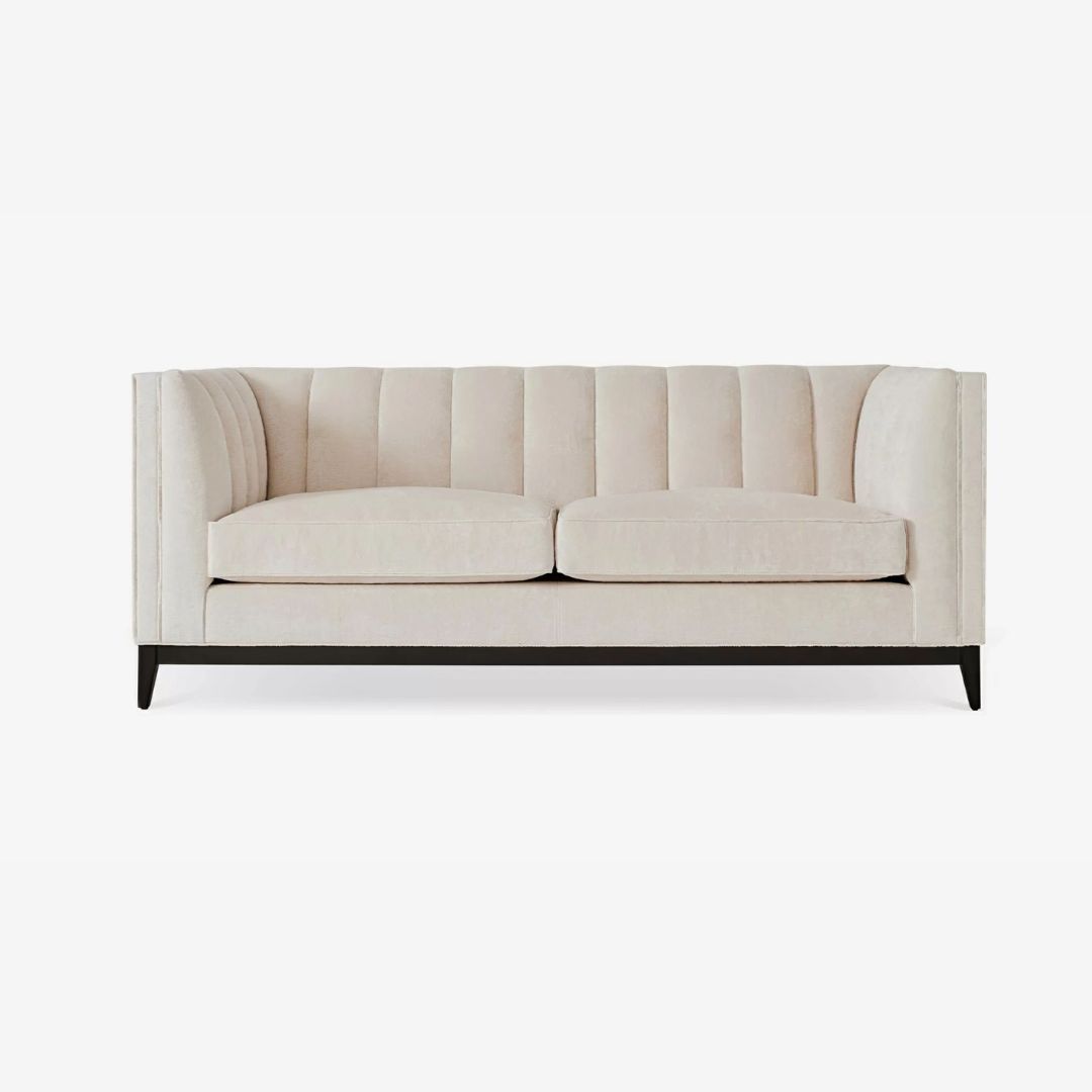 Brexton Elegant Upholstered 3 Seater Sofa for Living Room in Beige